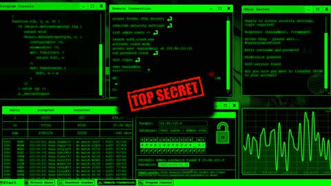 Hacker Computer Screen Stock Video - Download Video Clip Now - 4K