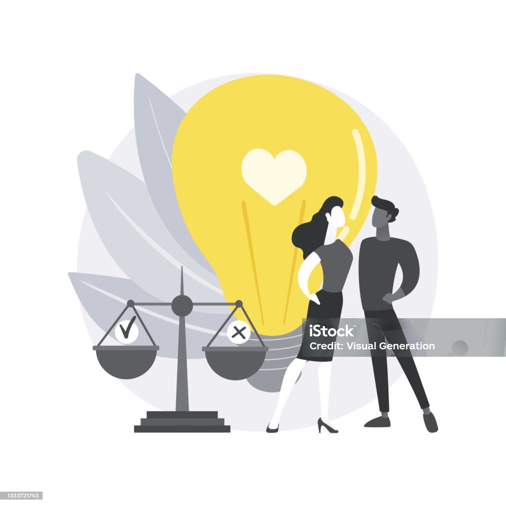 Morality Visual Public Morality Abstract Concept Vector Illustration Stock Illustration ...