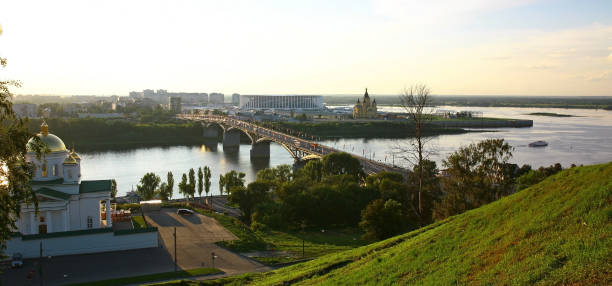 istock Nizhny Novgorod in the soft rays of the setting sun 1333722609