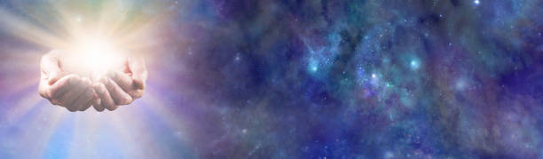 istock Divine Life Force Concept sky banner 1333731971