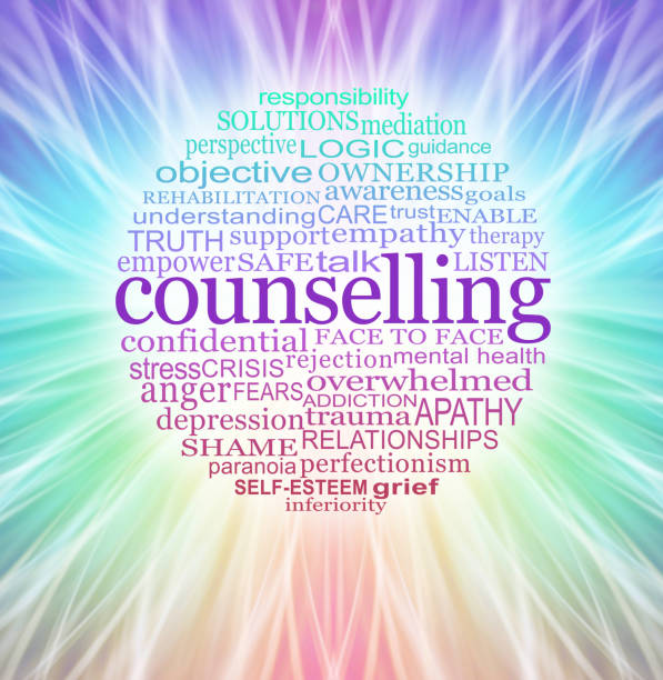 istock Counselling word bubble banner background 1333733986