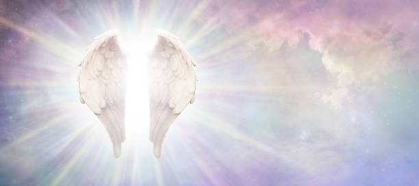 istock Heavenly Guardian Angel Message Banner 1333734721