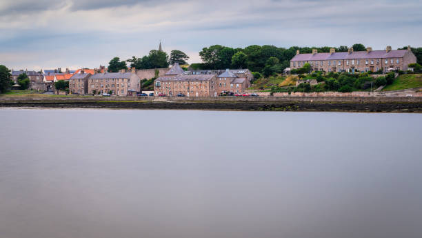 istock Berwicks Pier Road beyond the Tweed Estuary 1333736062