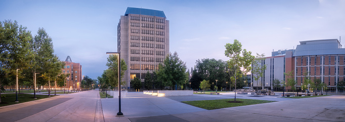 A view of the campus of the University of Windsor - Windsor, Ontario, Canada.