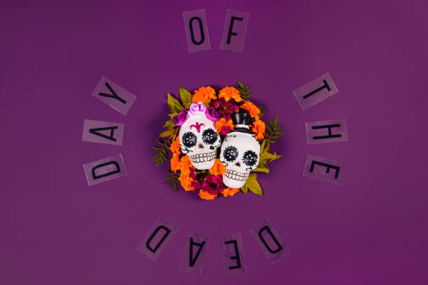 istock Day of the dead, Dia De Los Muertos Celebration Background 1333741061