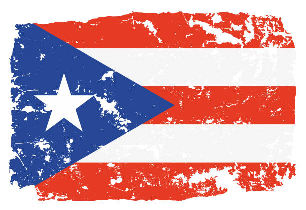 istock Grunge styled flag of Puerto Rico 1333750948