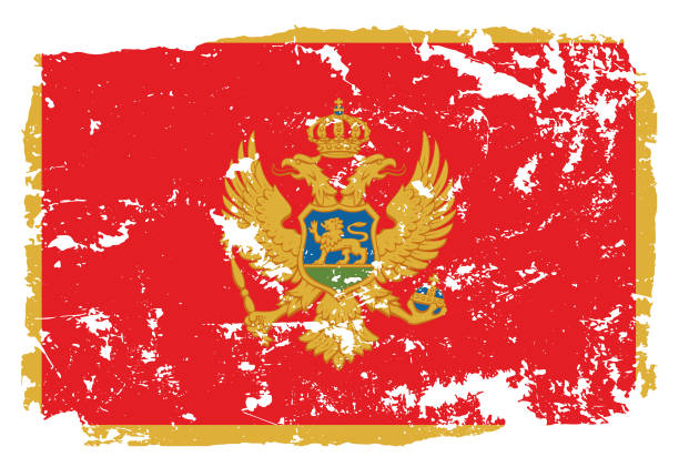 istock Grunge styled flag of Montenegro 1333750982
