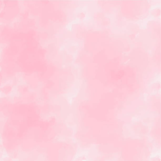 абстрактная векторная акварельная краска текстурированный фон. фиолетовый небесный дымчатый дизайн фона. пастельно-розовая акварельная т - рак груди stock illustrations