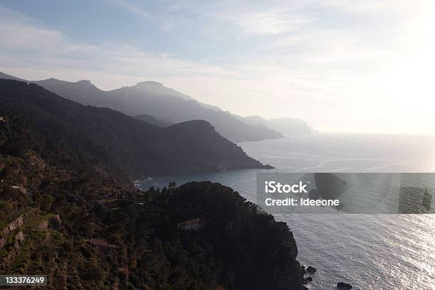 Mallorca Coastline Stock Photo - Download Image Now - Aerial View, Awe, Back Lit