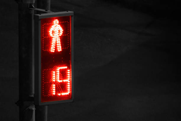 istock Stop COVID-19. Conceptual image of traffic light signal. Copy space 1333765644
