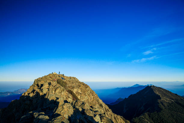 istock Yushan or Jade Mountain is the highest peak in Taiwan. 1333771356