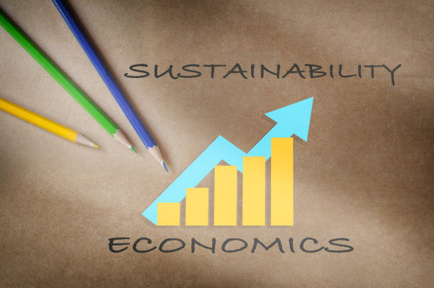 istock Sustainable business strategy concept and future ahead idea 1333772460