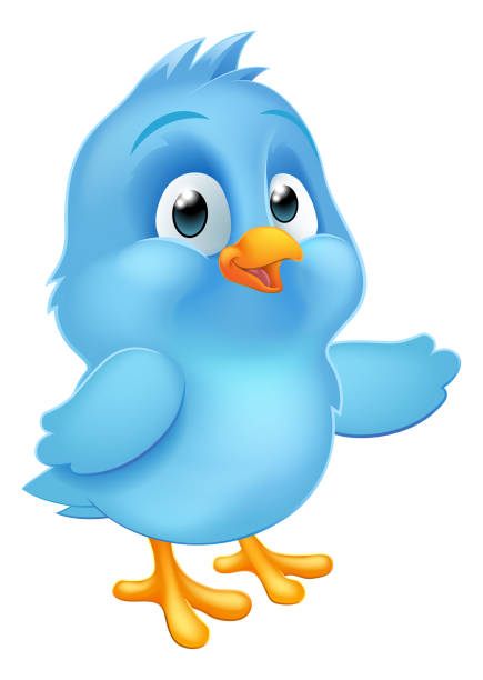 1,037 Cartoon Of The Twitter Bird Illustrations & Clip Art - iStock