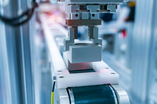 istock automatic gripping and smart robot working,industry 4.0 and technology. 1333776478
