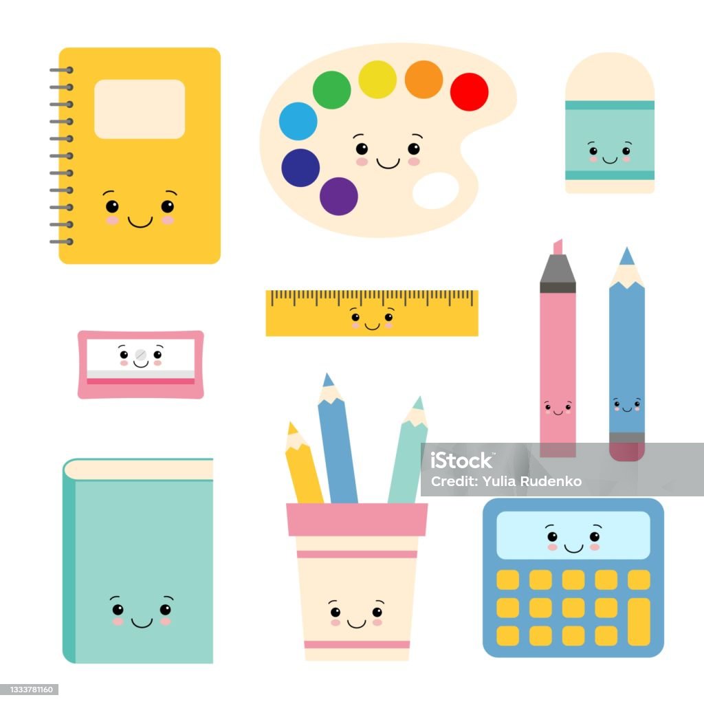 Ilustración de Personajes Vectoriales De Dibujos Animados De Papelería De Escritura Escolar y más Vectores Libres de Derechos de Goma de borrar - iStock Ilustración de Personajes Vectoriales De Dibujos Animados De Papelería De Escritura Escolar y más Vectores Libres de Derechos de Goma de borrar - iStock