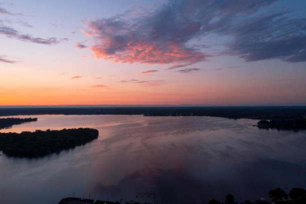 istock Golden Hour captured over lake 1333786006
