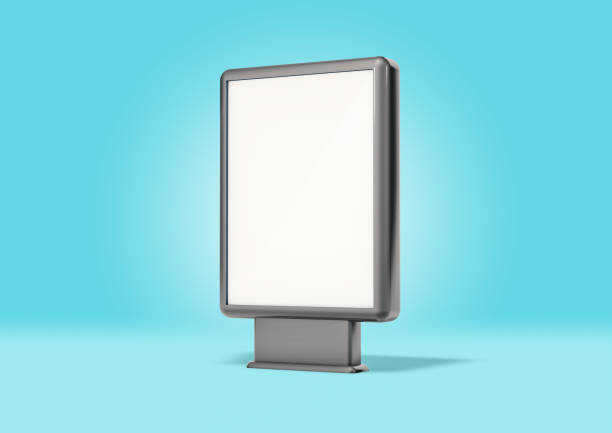 istock billboard on blue background with space for your design 1333787856