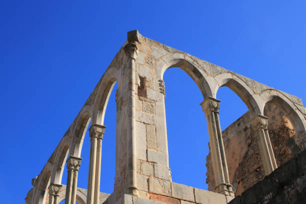 istock Arches structure of ancient Monastery in Spain 1333794245