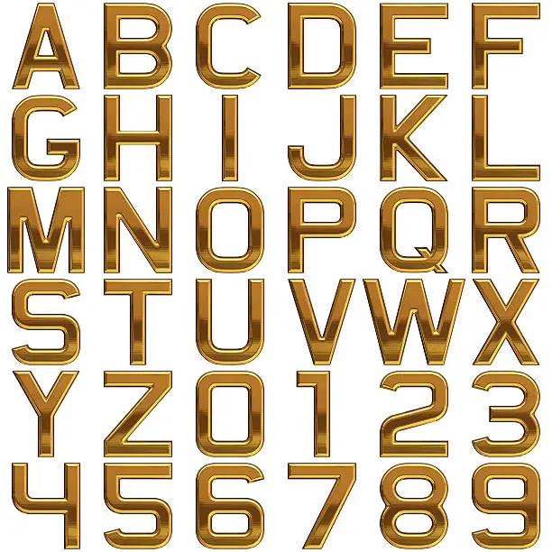 Photo of Gold alphabet (Extra Large Size!)