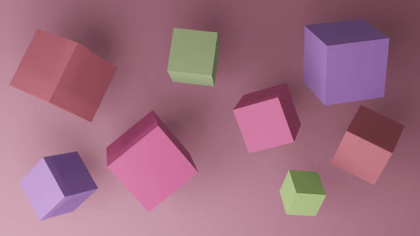 istock 3D illustration of colorful cubes 1333797363