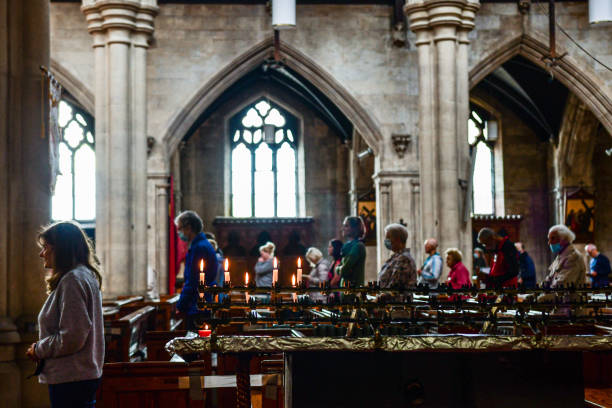 Inside the church of the Dominican Priory in Dublin. While this church was built in the late 19th century, the first priory dates to the 1200s.