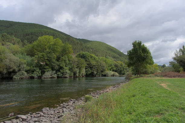 istock Fluvial beach formed by the river Sil 1333805064