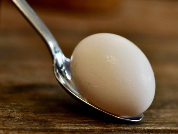 uovo su un cucchiaio - 4724 foto e immagini stock