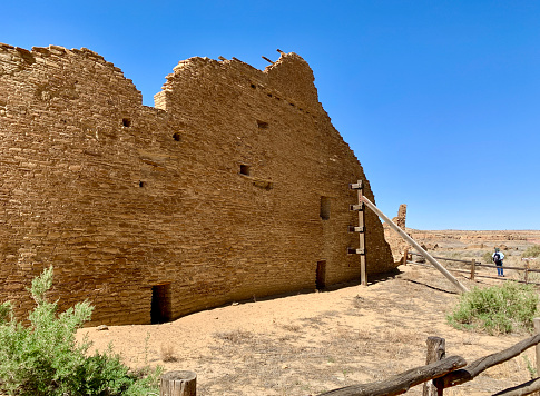 Pueblo Bonito in Chaco Culture National Historical Park in New Mexico