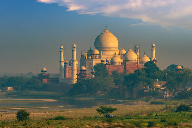 istock Taj Mahal in Agra, India 1333838599