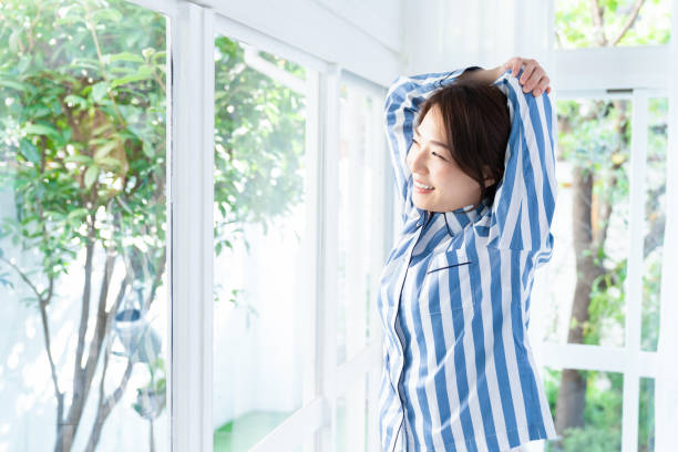 istock asian woman in night clothes 1333846013