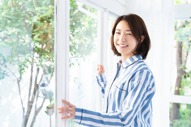 istock asian woman in night clothes 1333846043