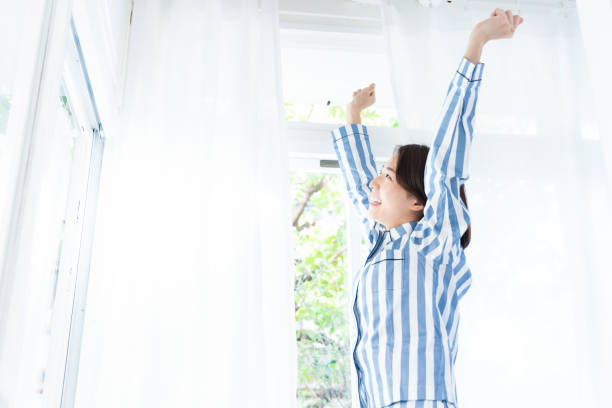 istock asian woman in night clothes 1333846091