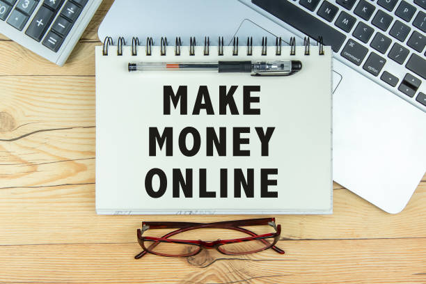 istock Open notebook with text 