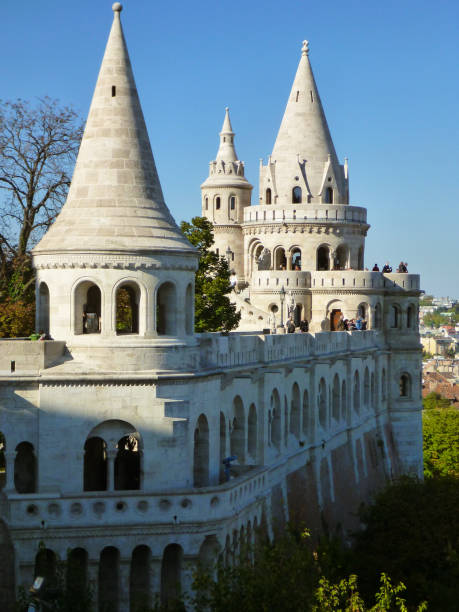 istock Limestone fisherman's fort in downtown Budapest, Hungary 1333863029