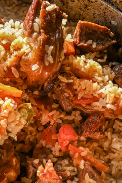 istock Traditional oriental pilaf on a sunny day 1333870508