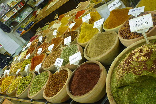 A spice specialty store that sells various spices