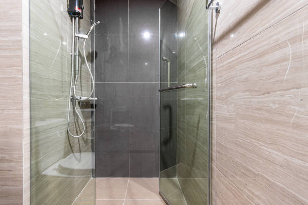 istock Modern bathroom in apartment 1333882419