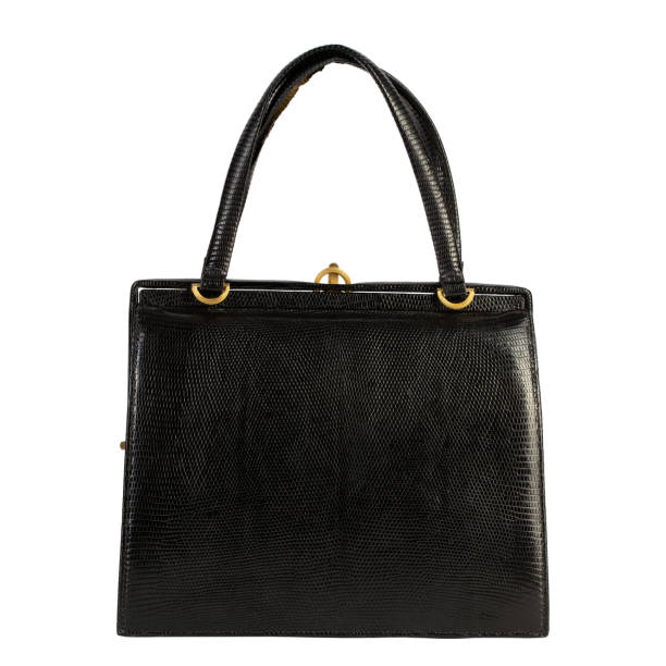 istock Black womens bag isolated on white background. 1333886965