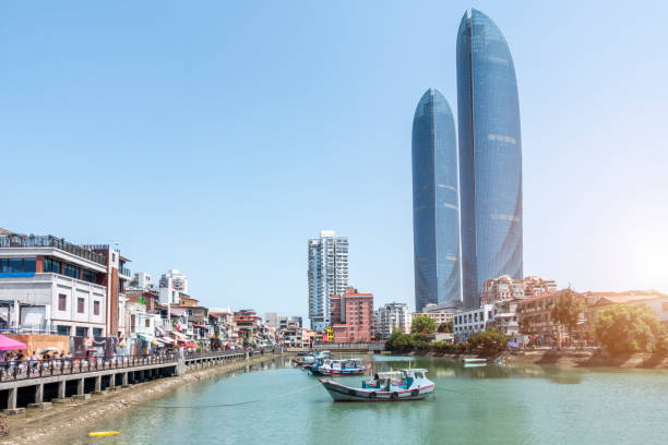 istock Xiamen shapowei village, China 1333893179