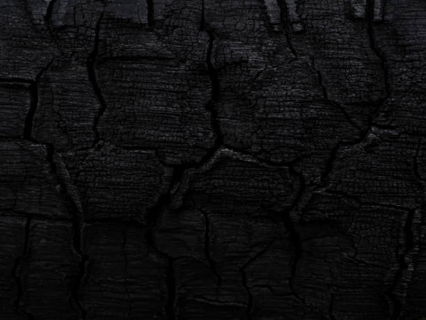 istock Details on the surface of charcoal. 1333893568
