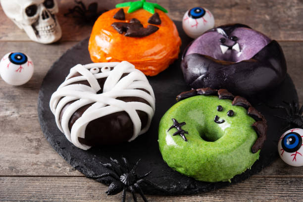 istock Assortmen of Halloween donuts 1333904780
