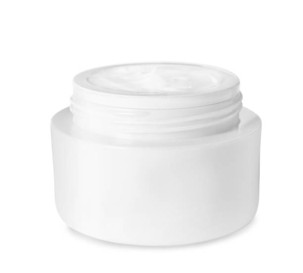 istock Jar of luxury face cream isolated on white 1333905294