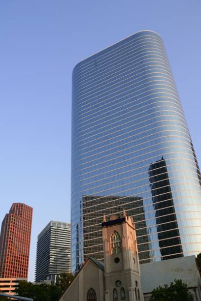 istock Houston Texas blue buildings skyscraper city 1333905683