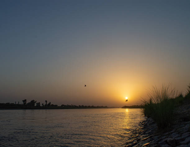 istock Sunset View from the Bank of River Ravi 1333916507