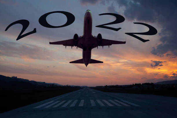 istock Plane is taking off with 2022 new year concept 1333928803