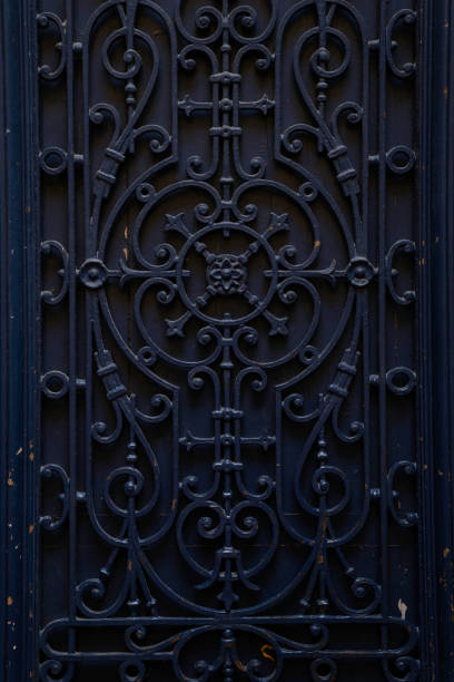 istock Iron decoration  attached to a front door 1333934751