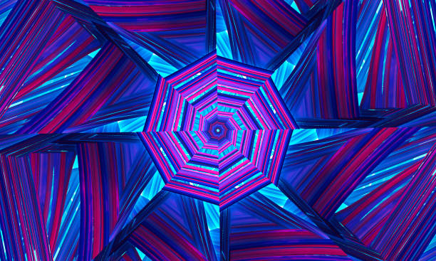 istock Star kaleidoscope background. Beautiful multicolor kaleidoscope texture. Unique kaleidoscope design, unique shape, wonderful texture, purple abstract pattern 1333938064