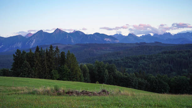istock view of high Tatra mountains during sunset 1333938454