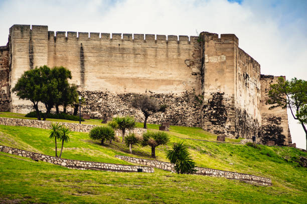 Historic gate of the historic walled city of Madrigal de las Altas Torres, Spain