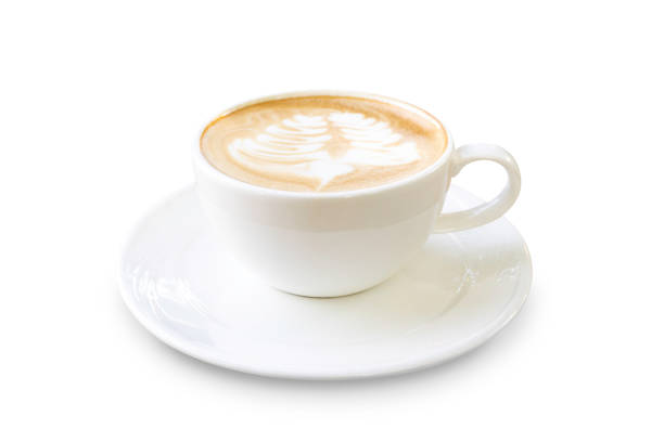 istock Latte coffee or cappuccino coffee, Clipping path included. 1333943985